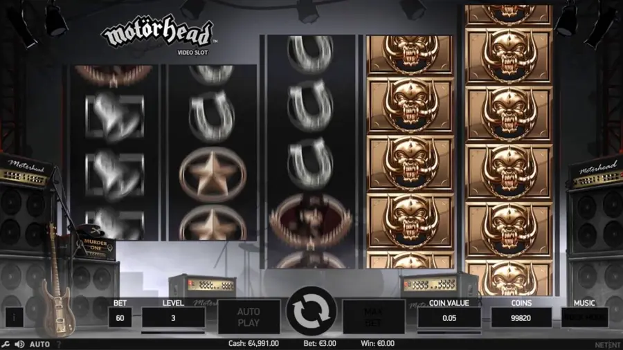 Motörhead slot: Music Online Pokie